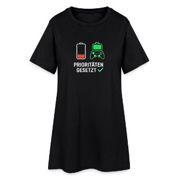 Conception de motivation de jeu pour les fans - Robe T-shirt Femme - noir - Devant