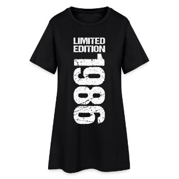 1986 Limited Edition 40. Geburtstag - Frauen T-Shirt-Kleid - Schwarz - Vorne