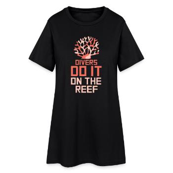 Plongeur Plongeur Snorkeling Plongeur récréatif - Robe T-shirt Femme - noir - Devant