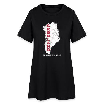 Carte du Groenland : Non disponible à la vente - Robe T-shirt Femme - noir - Devant
