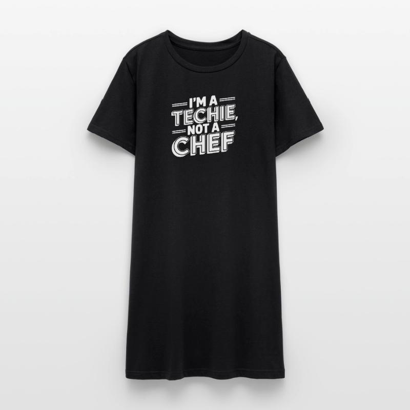 Technicien Pas Chef Technicien Programmeur IT Robe T-shirt Femme