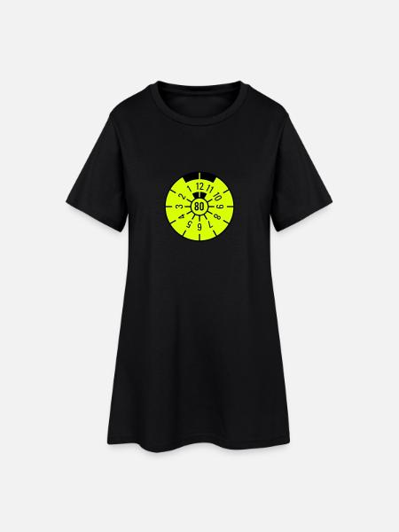TÜV 1980 - Robe T-shirt Femme - noir