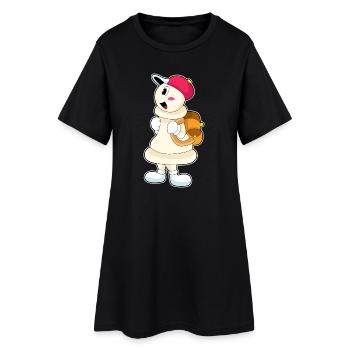 Chess piece pawn chess - Women’s T-Shirt Dress - black - Front