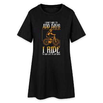 Vélo de route Cyclisme Vélo Cyclisme - Robe T-shirt Femme - noir - Devant