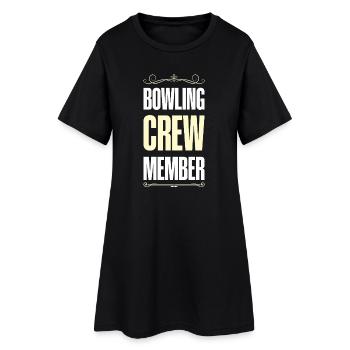 Équipe de bowling - Robe T-shirt Femme - noir - Devant