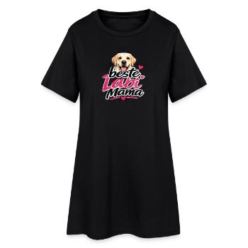Meilleur design de maman de chien Labi - Robe T-shirt Femme - noir - Devant