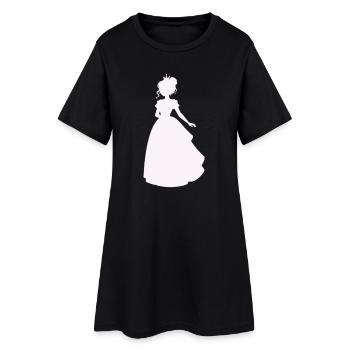 Princesse en robe de bal - Robe T-shirt Femme - noir - Devant
