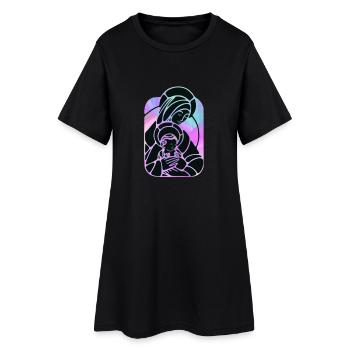 Christentum - Frauen T-Shirt-Kleid - Schwarz - Vorne