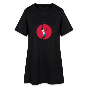 tennis_player_022013_a_3c - Robe T-shirt Femme - noir - Devant