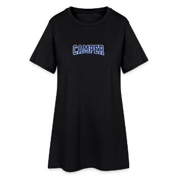 Camping-car - Robe T-shirt Femme - noir - Devant