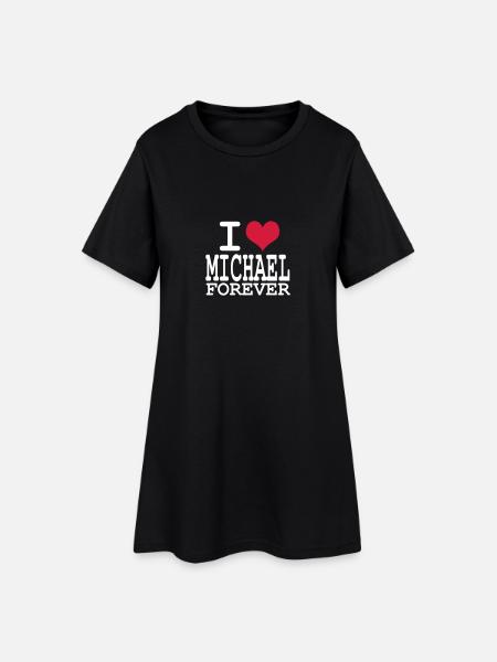 j'aime michael toujours - Robe T-shirt Femme - noir
