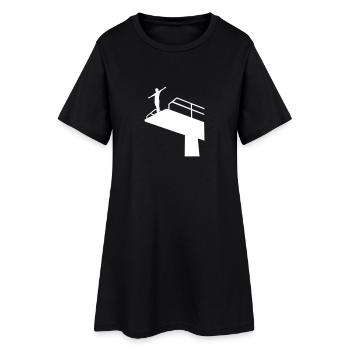 High diving - Women’s T-Shirt Dress - black - Front