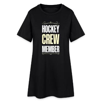 Hockey Crew - Robe T-shirt Femme - noir - Devant