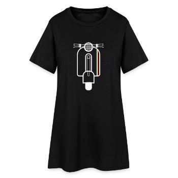 Scooter Italy - Women’s T-Shirt Dress - black - Front