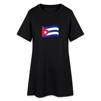 Cuba - Robe T-shirt Femme - noir - Devant