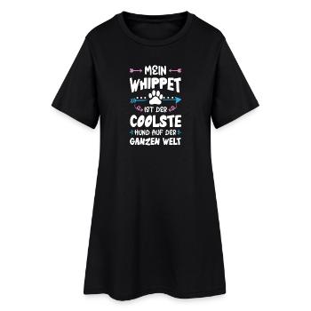 Whippet Dog Saying - Women’s T-Shirt Dress - black - Front