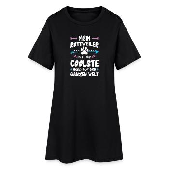Dicton de chien Rottweiler - Robe T-shirt Femme - noir - Devant