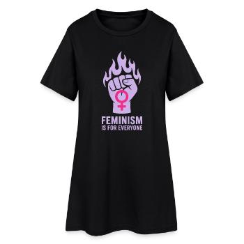 Feminism is for Everyone - Feminism T-Shirt - Frauen T-Shirt-Kleid - Schwarz - Vorne