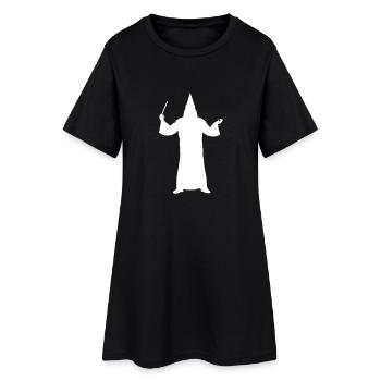 Magicien - Robe T-shirt Femme - noir - Devant