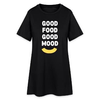 Portez votre marque - Robe T-shirt Femme - noir - Devant