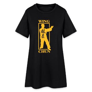 Wing Chun Kung Fu Shirt Design - Robe T-shirt Femme - noir - Devant