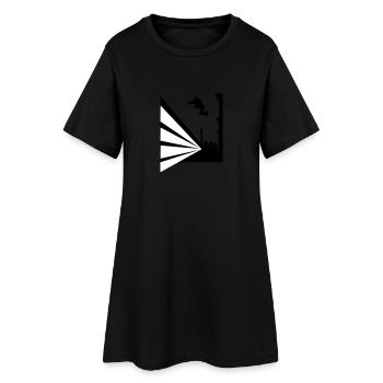Parkour - Robe T-shirt Femme - noir - Devant