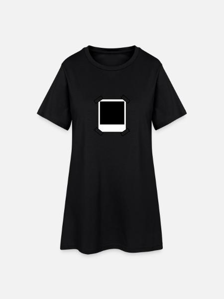 Instant photo - Women’s T-Shirt Dress - black