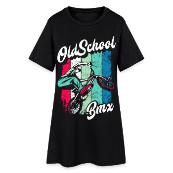 BMX vélo | Roue BMX | Cool BMX | Idée de cadeau - Robe T-shirt Femme - noir - Devant