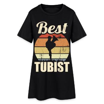 Meilleur joueur de tuba - Robe T-shirt Femme - noir - Devant