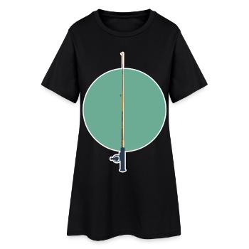 Graphique d’ange - Robe T-shirt Femme - noir - Devant