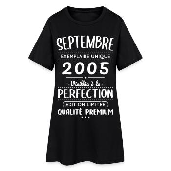 20th Anniversary - September 2005 Perfection - Women’s T-Shirt Dress - black - Front