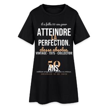 La Classe Absolue 50 - Robe T-shirt Femme - noir - Devant