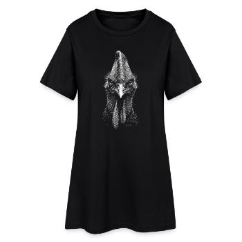 Casoar - Robe T-shirt Femme - noir - Devant