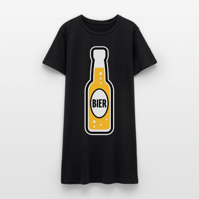 Bierflasche (Bier / Bierchen / POS 3C) Frauen T-Shirt-Kleid