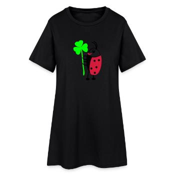 Coccinelle - Robe T-shirt Femme - noir - Devant
