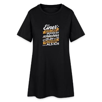 UN DES ski US - Robe T-shirt Femme - noir - Devant