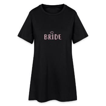 Bride - Junggessellinenabschied - BRIDE Imprimer - Robe T-shirt Femme - noir - Devant