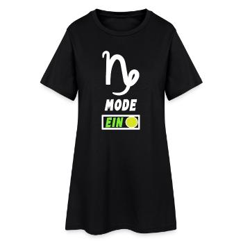 Déclaration d’astrologie Horoscope Capricorne Zodiaque - Robe T-shirt Femme - noir - Devant