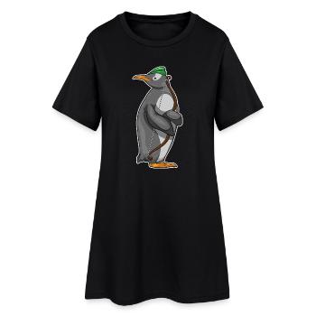 Arc de pingouin Archer - Robe T-shirt Femme - noir - Devant