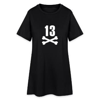 birthday 13 - Robe T-shirt Femme - noir - Devant