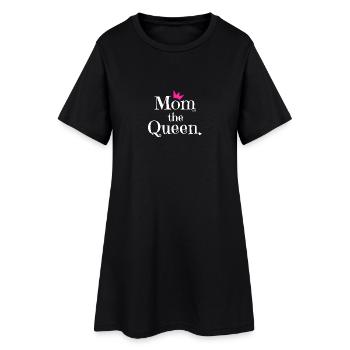 Maman de la carte reine, cadeau pour maman la fête des mères - Robe T-shirt Femme - noir - Devant