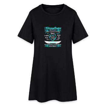 Altenpfleger Anforderungen - Frauen T-Shirt-Kleid - Schwarz - Vorne