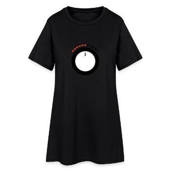 Regulators Power Tuner listening level Volume Control - Women’s T-Shirt Dress - black - Front