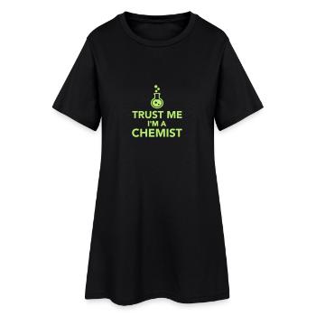 Trust me I'm a Chemist - Robe T-shirt Femme - noir - Devant