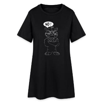 Elegante Bulldogge im Anzug Nein - Frauen T-Shirt-Kleid - Schwarz - Vorne