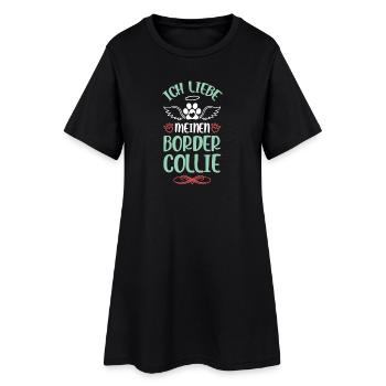 I love Border Collie - Women’s T-Shirt Dress - black - Front