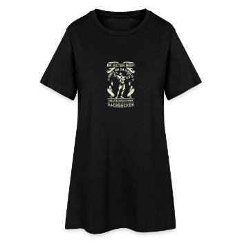 Im alten Rom nannte man Ihn Herkules - Frauen T-Shirt-Kleid - Schwarz - Vorne