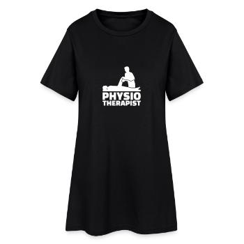 Physiotherapist - Robe T-shirt Femme - noir - Devant