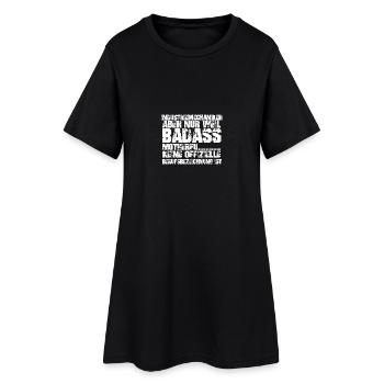 Industriemechaniker - Frauen T-Shirt-Kleid - Schwarz - Vorne