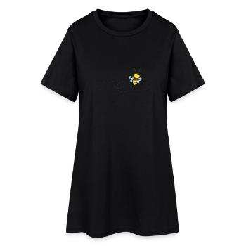 94 bie - Robe T-shirt Femme - noir - Devant